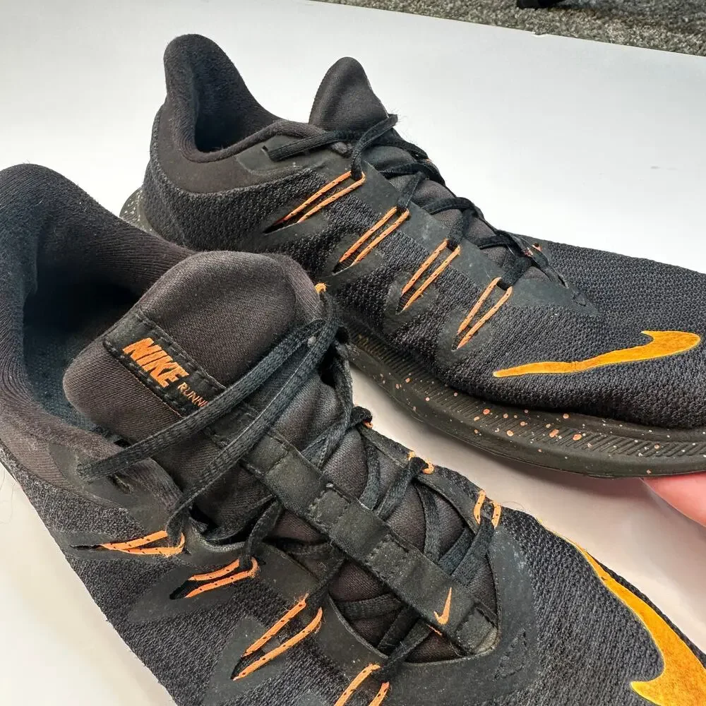 Nike Quest HV Black Orange Running Shoes